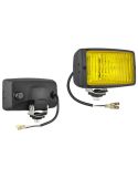 Faro niebla delantero rectangular H3 12V tulipa ambar Fog Light 70W B E20