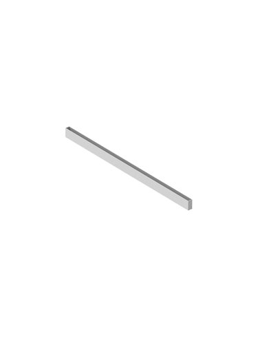 Carril de superficie para focos de 48V blanco MAGNETO, con tapa incluida, de 1 y 2 metros