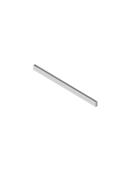 Carril de superficie para focos de 48V blanco MAGNETO, con tapa incluida, de 1 y 2 metros