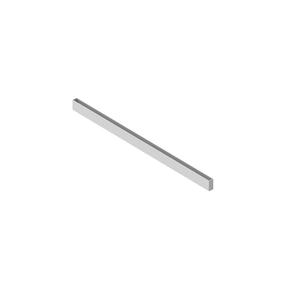 Carril de superficie para focos de 48V blanco MAGNETO, con tapa incluida, de 1 y 2 metros