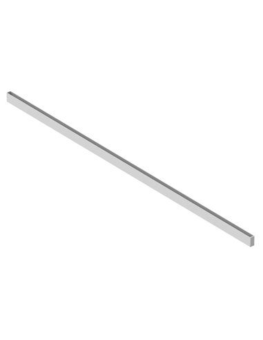 Carril de superficie para focos de 48V blanco MAGNETO, con tapa incluida, de 1 y 2 metros