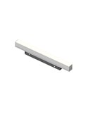 Módulo linear LED Difusor para trilho magnético 8W, branco MAGNETO, 3000K 640Lm, 120º, 300mm de comprimento