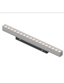 Módulo linear com pontos de LED COB de 18W, para trilho magnético MAGNETO, branco 3000K 1440Lm, 50º, 370mm de comprimento