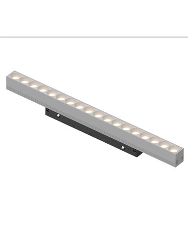 Módulo lineal con puntos LED COB 18W, para carril magnético MAGNETO, blanco 3000K 1440Lm, 50º, 370mm de largo