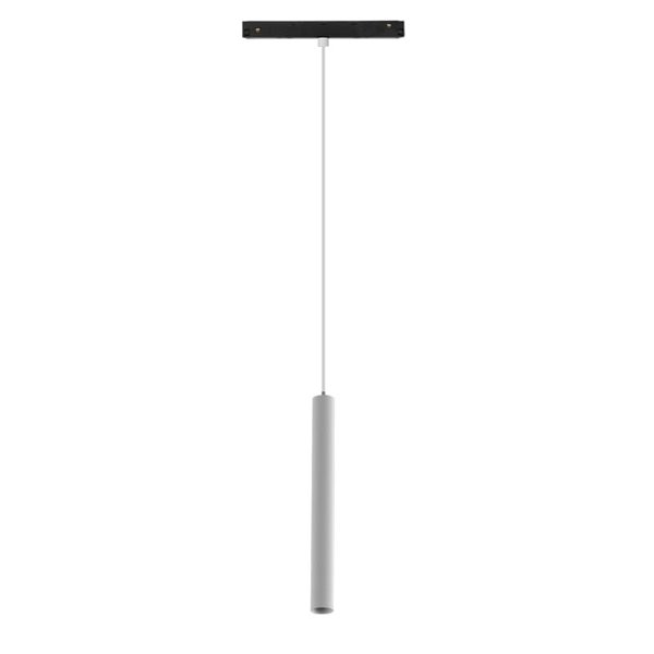 Foco colgante LED minimalista blanco 5W MAGNETO para carril magnético, 3000K 400Lm, 38º