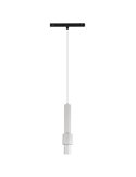 Foco colgante LED decorativo doble cuerpo blanco 7W MAGNETO para carril magnético, 3000K 560Lm, 38º