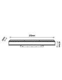 Módulo lineal con puntos LED COB 18W, para carril magnético MAGNETO, blanco 3000K 1440Lm, 50º, 370mm de largo