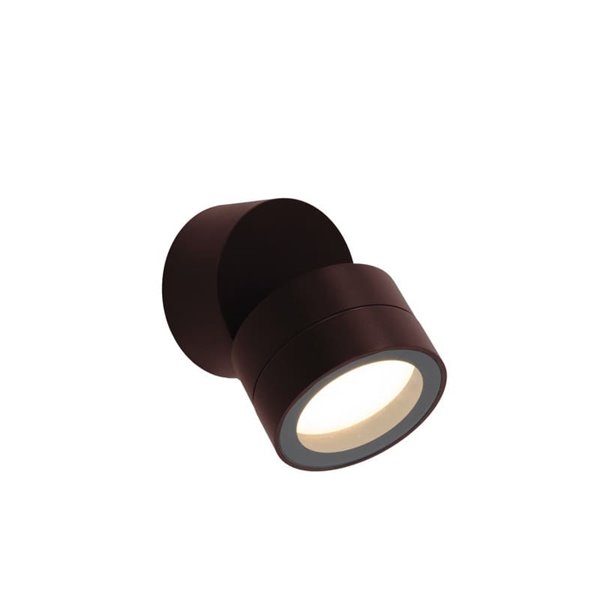 Foco orientable corten de 0 a 90º  SALER corten, exterior IP65 1LxGX56