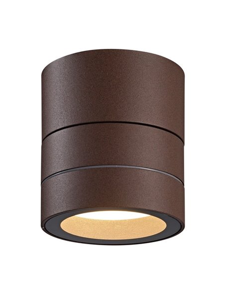 Foco orientable corten de 0 a 90º  SALER corten, exterior IP65 1LxGX56