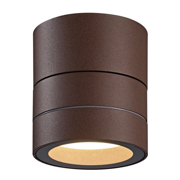 Foco orientable corten de 0 a 90º  SALER corten, exterior IP65 1LxGX56