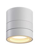 SALER Weißer, verstellbarer Außenstrahler, IP65, 1L x G x 54 mm, für Decke oder Wand, 0-90º