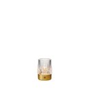 Lámpara de sobremesa tipo vaso con luz LED LAX, 1W 3000K, oro, recargable, exterior