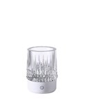 Luz LED ambiente exterior para mesa LAX, 1W 3000K, blanco mate con bateria usb