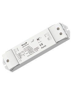 Controlador de tensão constante V1-L/P 12-48V, botão de pressão e fitas de LED RF