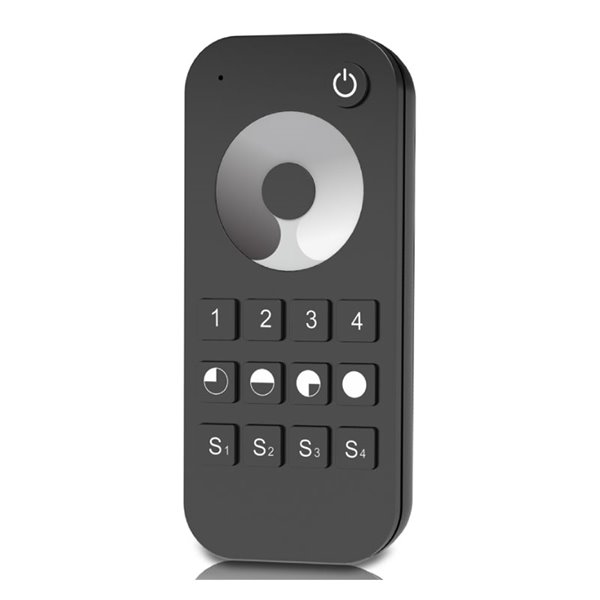 Mando control remoto para 4 zonas, 4 escenas, TIRAS LED STRIPS