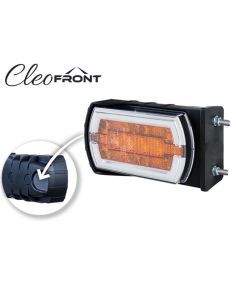 Faro Delantero LED con soporte lateral con Luz de Posición Neon e Intermitente A 1 CleoFront 12V 24V