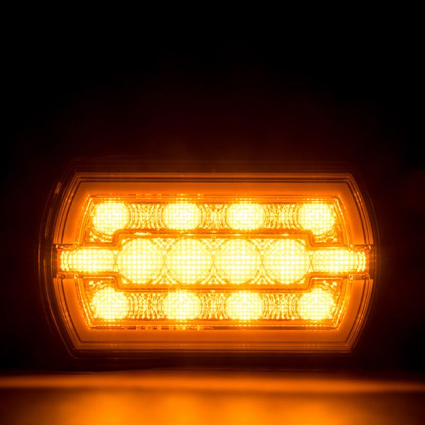 Faro Delantero LED con soporte lateral con Luz de Posición Neon e Intermitente A 1 CleoFront 12V 24V