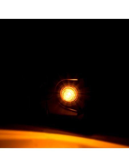 Faro Delantero LED con montaje e intermitente lateral y con Luz de Posición Neon e Intermitente A 1 CleoFront 12V 24V