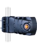 Trasera Faro Delantero LED CLEOfront LZD 2789/R1 12/24V con Luz NEON e Intermitente Lateral para Montaje en Tubo A 1 R10