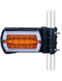 Faro Delantero LED CLEOfront LZD 2789/R1 12/24V con Luz NEON e Intermitente Lateral para Montaje en Tubo A 1 R10