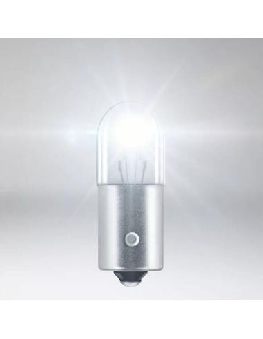 Lámpara Auxiliar OSRAM ORIGINAL T4W 12V 4W BA9s – Recambio Economico para Motos o Coches 2 Unds.