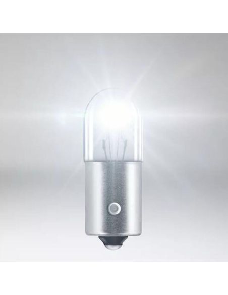 Lámpara Auxiliar OSRAM ORIGINAL T4W 12V 4W BA9s – Recambio Economico para Motos o Coches 2 Unds.