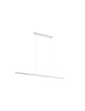 Lámpara LED colgante lineal 28W MECA blanca, 1200mm de largo, 2100/2250Lm 3000K/4000K