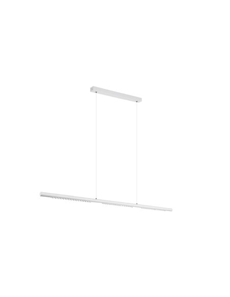 Luminária pendente LED linear branca MECA de 28 W, 1200 mm de comprimento, 2100/2250 Lm 3000 K/4000 K