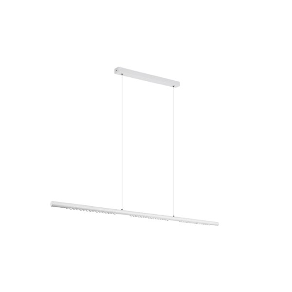 Lámpara LED colgante lineal 38W MECA blanca, 1600mm de largo, 2850lm/3200lm 3000K/4000K