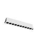 Foco alargado para empotrar LED 10L blanco BLAU, 24W 1680Lm 3000K