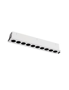 Foco alargado para empotrar LED 10L blanco BLAU, 24W 1680Lm 3000K