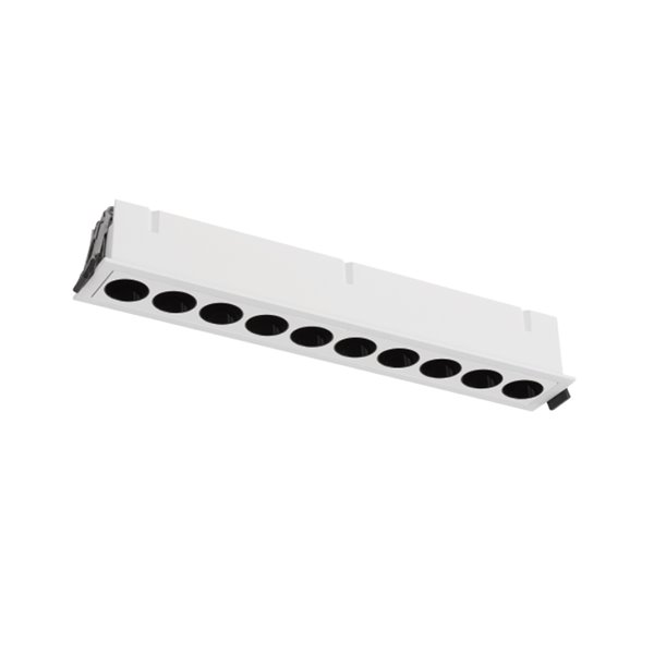 Foco alargado para empotrar LED 10L blanco BLAU, 24W 1680Lm 3000K