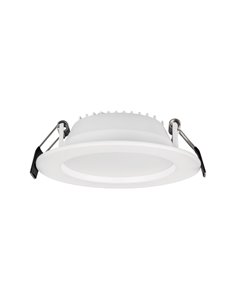 Downlight empotrable LED CCT 12W NASAO blanco, Ø 115mm con corte de 105mm