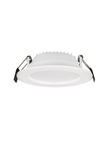 Downlight empotrable LED CCT 12W NASAO blanco, Ø 115mm con corte de 105mm