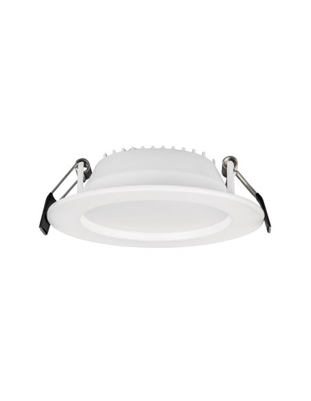 Downlight empotrable LED CCT 12W NASAO blanco, Ø 115mm con corte de 105mm