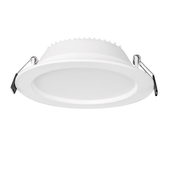 Downlight LED empotrable CCT 15W NASAO blanco, Ø 135mm con corte de 125mm