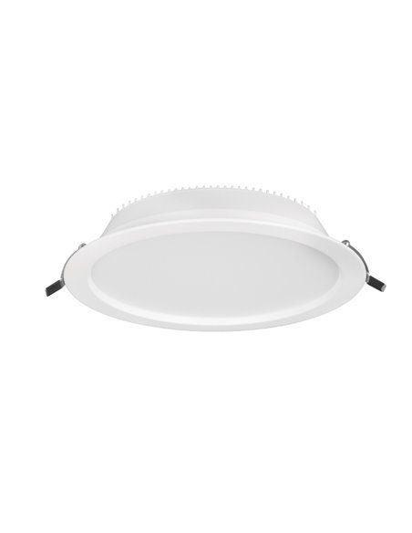 Downlight LED empotrable CCT 30W NASAO blanco, Ø 220mm con corte de 200mm