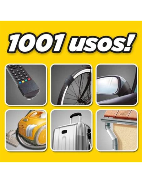 Fita adesiva cinza PATTEX Power Tape 50 mm x 10 m | À prova d'água e extra forte