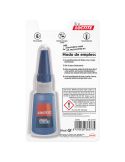Dos de la colle liquide transparente LOCTITE SG3 XXL 11 g | Triple résistance et séchage rapide