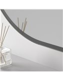 Espejo LED retroiluminado para baño con marco negro MENORCA Triple Touch Táctil CCT 3000K-4500K-6000K y Antivaho IP44