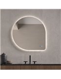 Espelho retroiluminado LED triplo toque GUADALUPE CCT 3000K-4500K-6000K e antiembaçante IP44