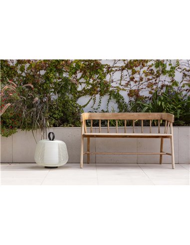 Lámpara de exterior portátil NARA beige IP65 para terrazas, con cable, E27 (no incl.)