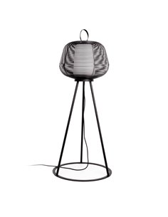 Lampadaire d'extérieur noir NARA IP65 E27 (non incl.)