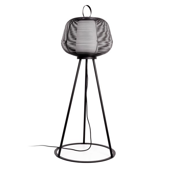 Lámpara exterior de pie negra NARA IP65 E27 (no incl.)