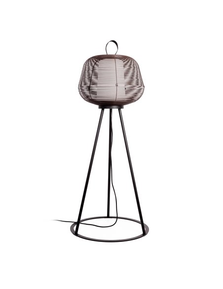 Lampadaire NARA, couleur rouille, IP65, extérieur, E27 (non incl.)