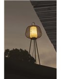 Lámpara de pie NARA color óxido IP65 exterior E27 (no incl.)