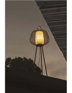 Lámpara de pie NARA color óxido IP65 exterior E27 (no incl.) 2
