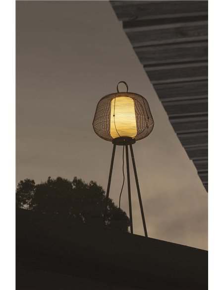 Lámpara de pie NARA color óxido IP65 exterior E27 (no incl.)