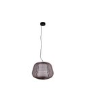 Lampe à suspension rustique NARA rouille IP65 E27 (non incl.)
