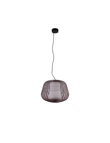Luminária pendente rústica NARA ferrugem IP65 E27 (não incl.)